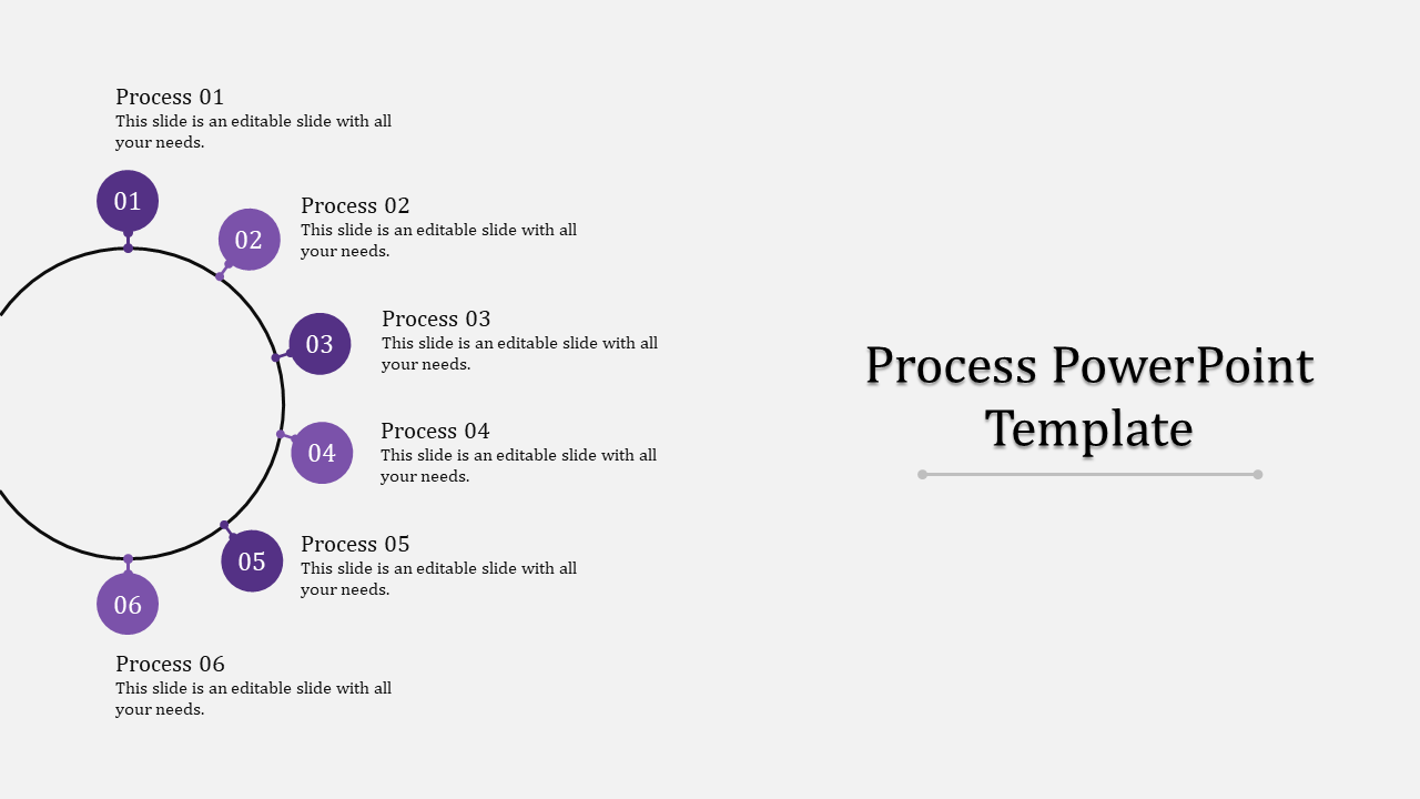 Get our Predesigned Process PowerPoint Template Slides